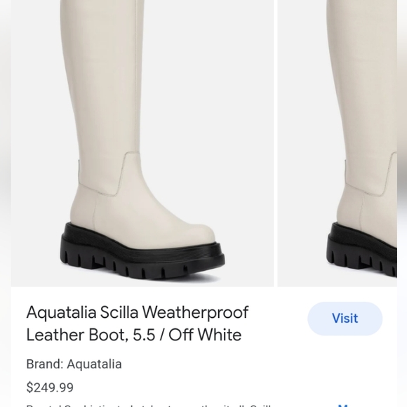 NWT Aquatalia 'Scilla' Weatherproof Genuine Leather Short Studded Chelsea Boots - Picture 13 of 13